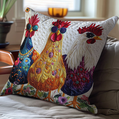 Chicken WY0412118CL Quilt Pillow Case
