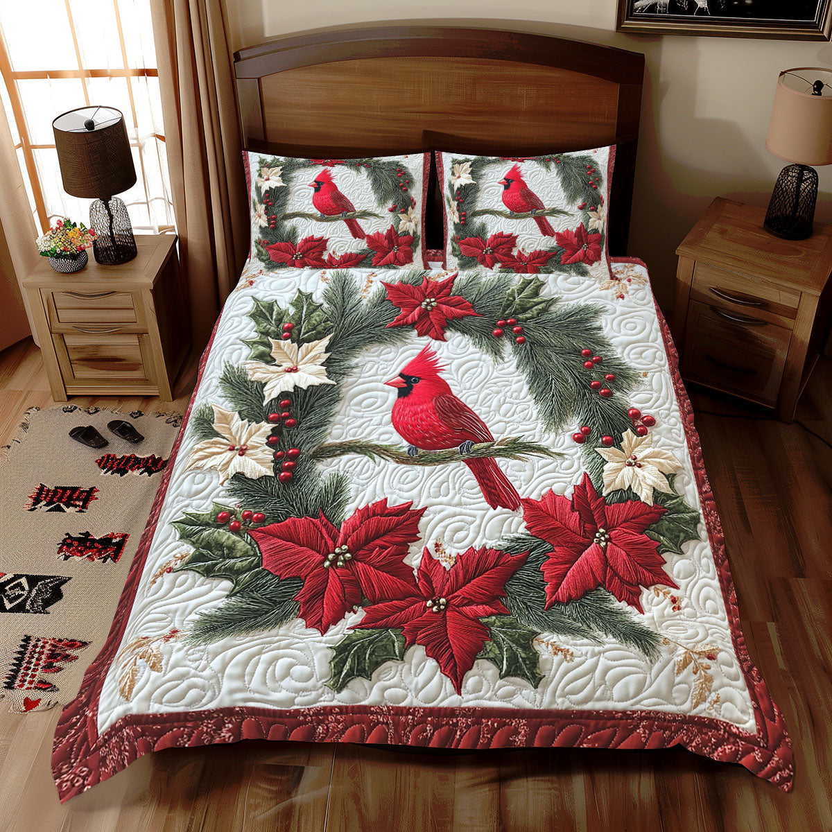 Majestic Cardinal WX2412075CL Duvet Cover Set