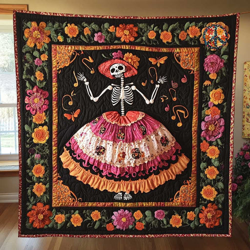 Day Of The Dead Celebration WN2610028CL Quilt