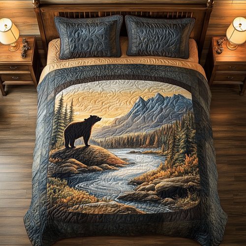 Rustic Bear Haven YR1601029CL Duvet Cover Set