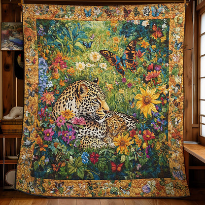 Leopard Family WY2001003CL Quilt