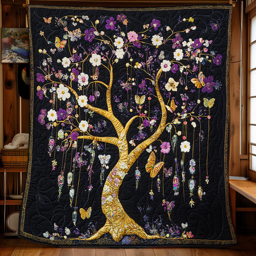 Crystal Tree Of Life WY1802012CL Quilt