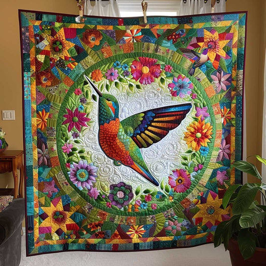 Hummingbird Blossom Dance WN1210026CL Quilt