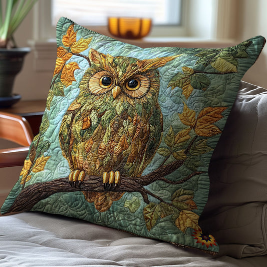 Owl Leaves WY2011051CL Quilt Pillow Case