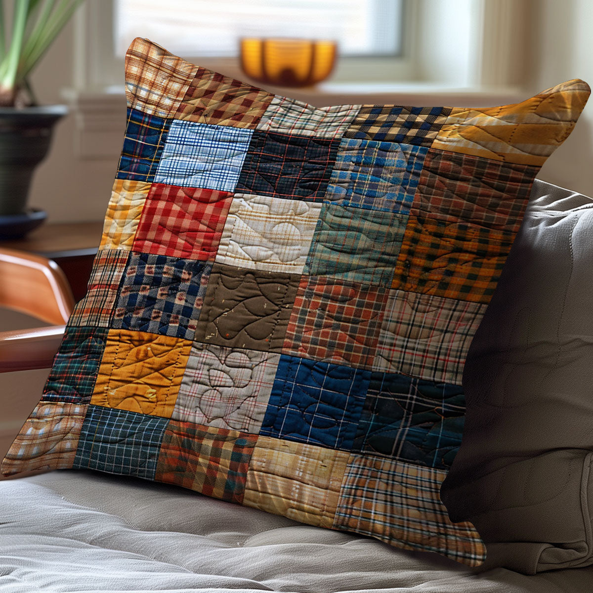 Patchwork WJ0411037CL Quilt Pillow Case