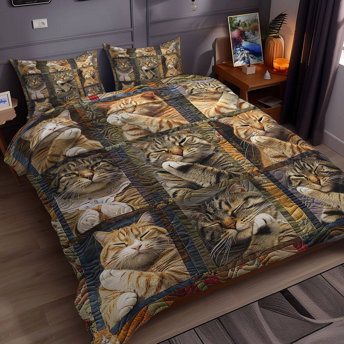 Bold Cats WN0310090CL Duvet Cover Set