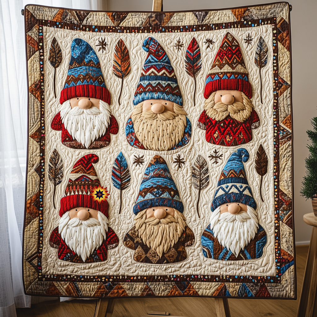 Whimsical Gnome WG1112005CL Quilt