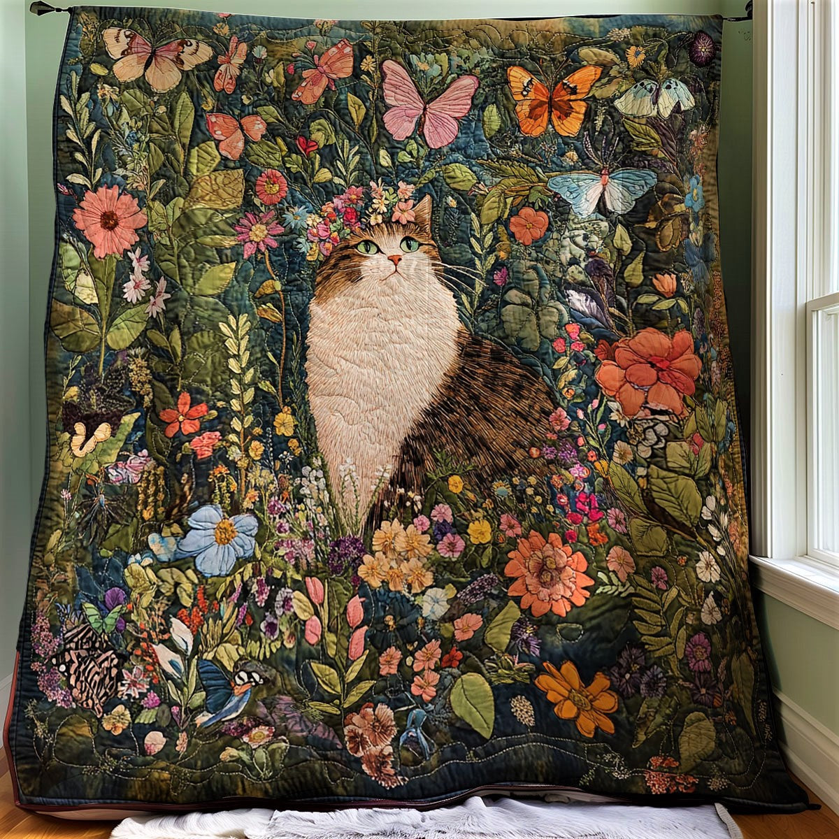 Blossom Cat XB0303012CL Quilt