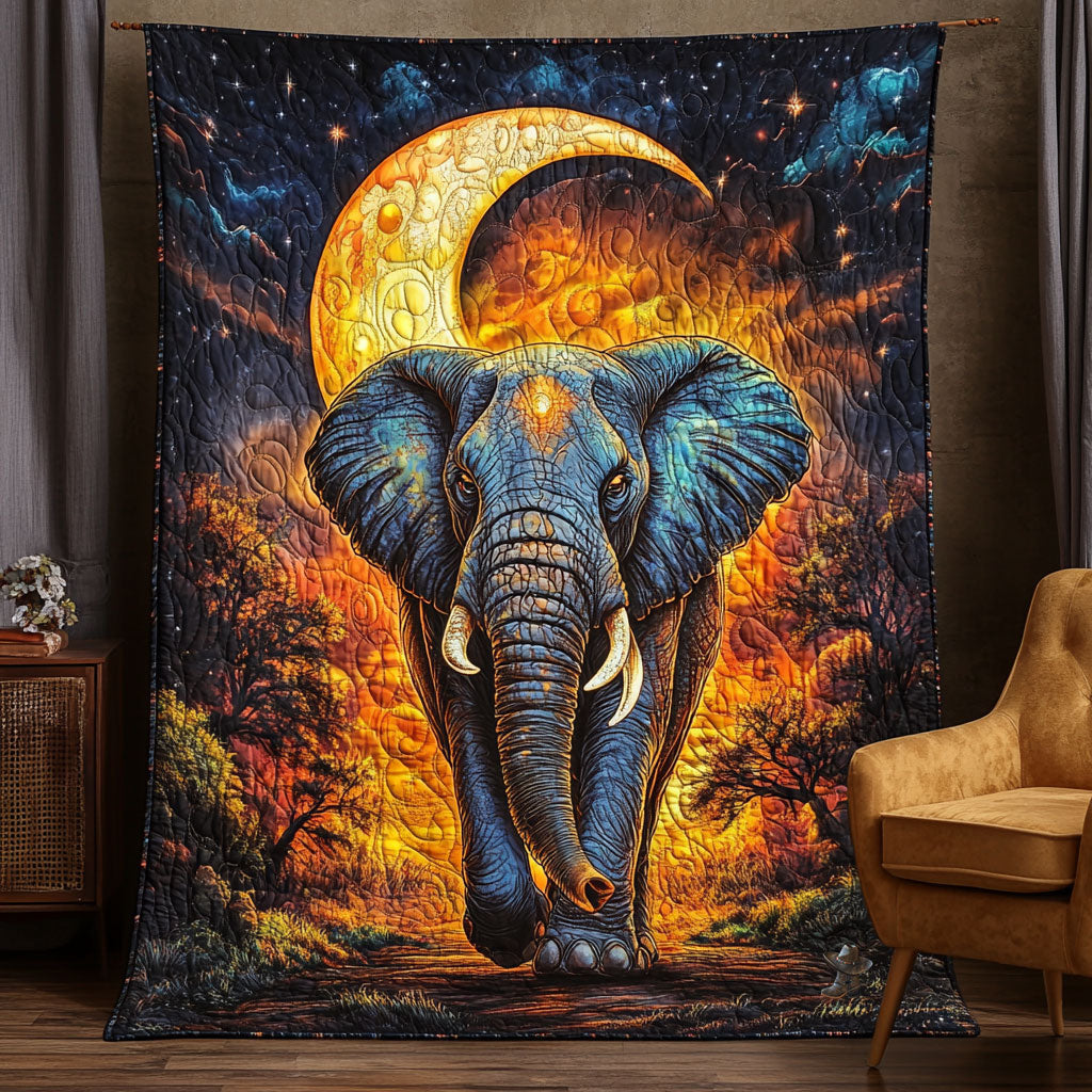 Elephant Moon WT1010024CL Quilt