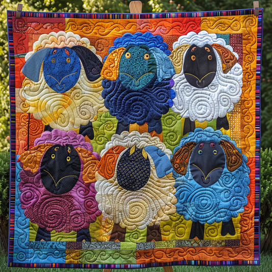 Colorful Sheep YR0301036CL Quilt