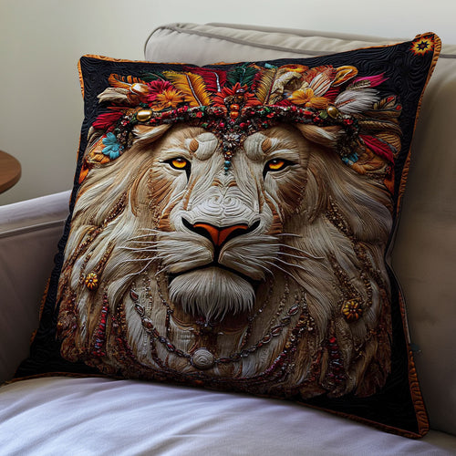 Native American Lion WY2911073CL Quilt Pillow Case