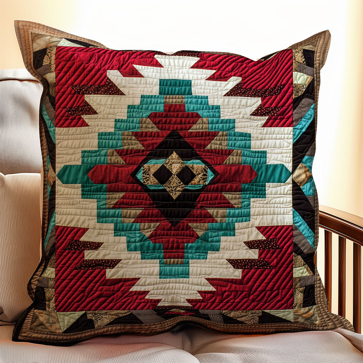 Native American Pattern WX0601126CL Quilt Pillow Case