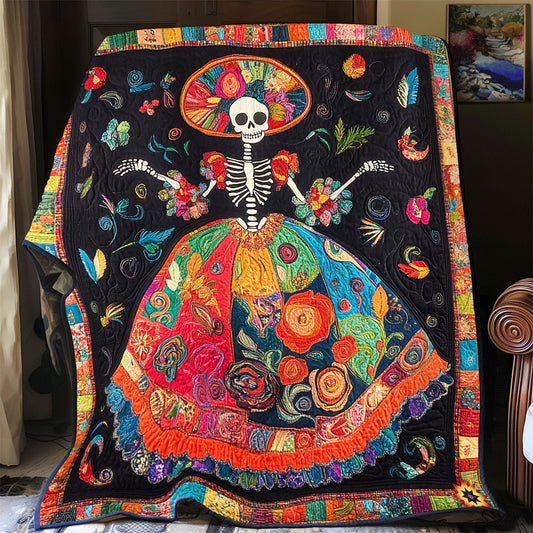 Hippie Dress Skeleton WY2712031CL Quilt