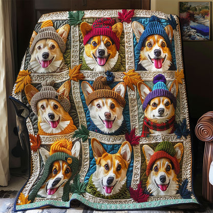 Cute Corgi WJ1209003CL Quilt