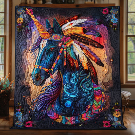 Horse Boho WT2709001CL Quilt