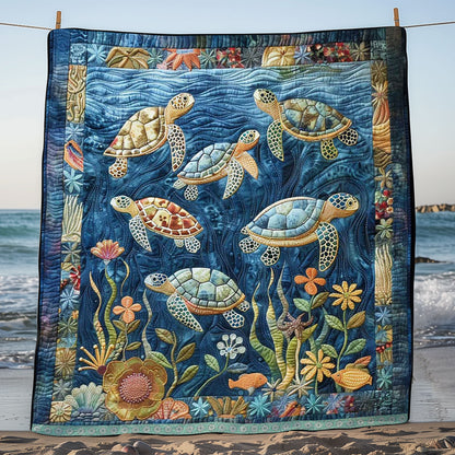 Sea Turtle WJ1209024CL Quilt