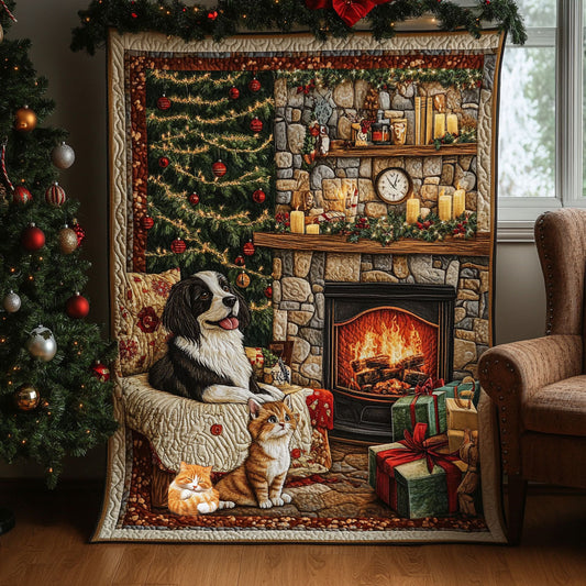 Cute Dog and Cat WX2910008CL Quilt