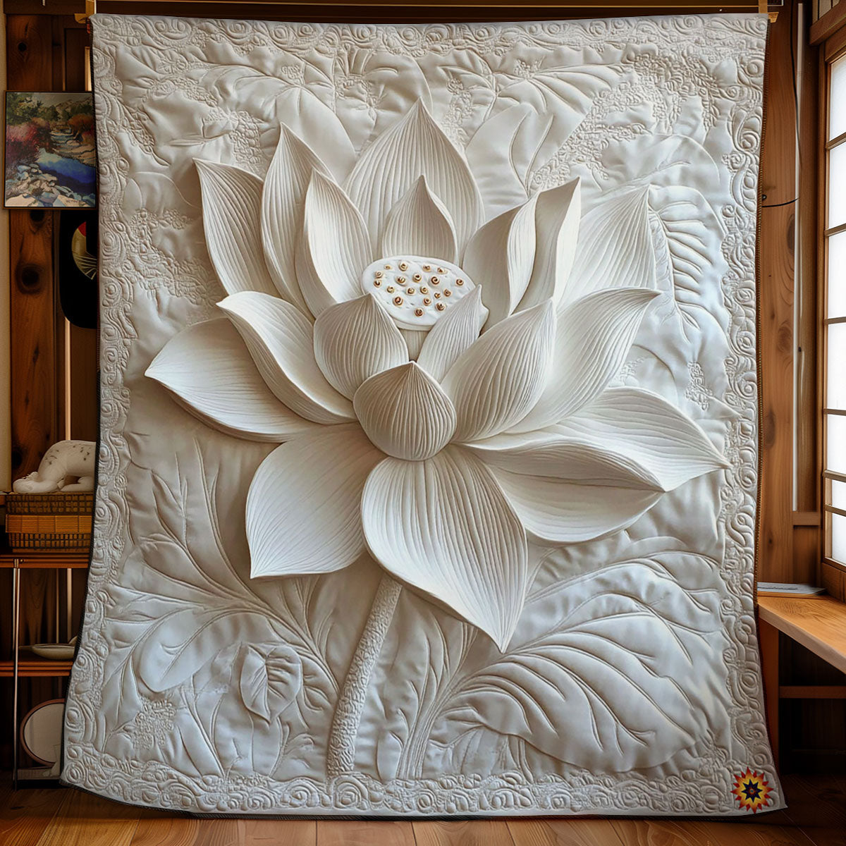 White Lotus WY0212008CL Quilt