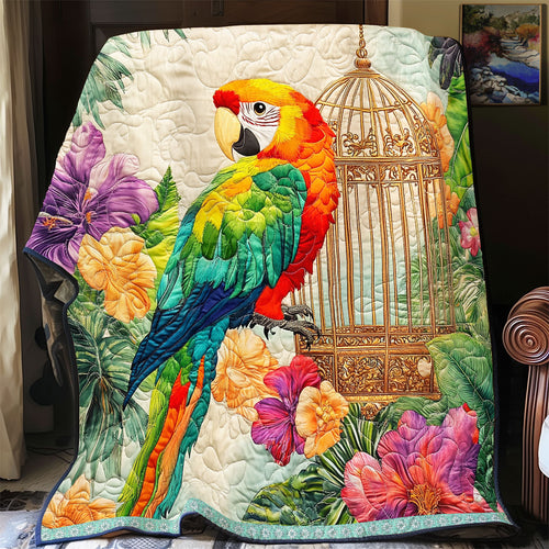 Parrot Flower WX1612028CL Quilt