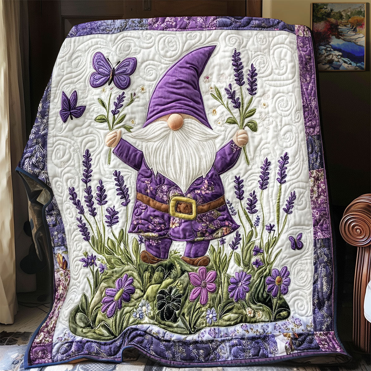 Charming Gnome WX3012007CL Quilt