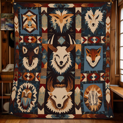 Tribal Spirit Animals XB1203011CL Quilt