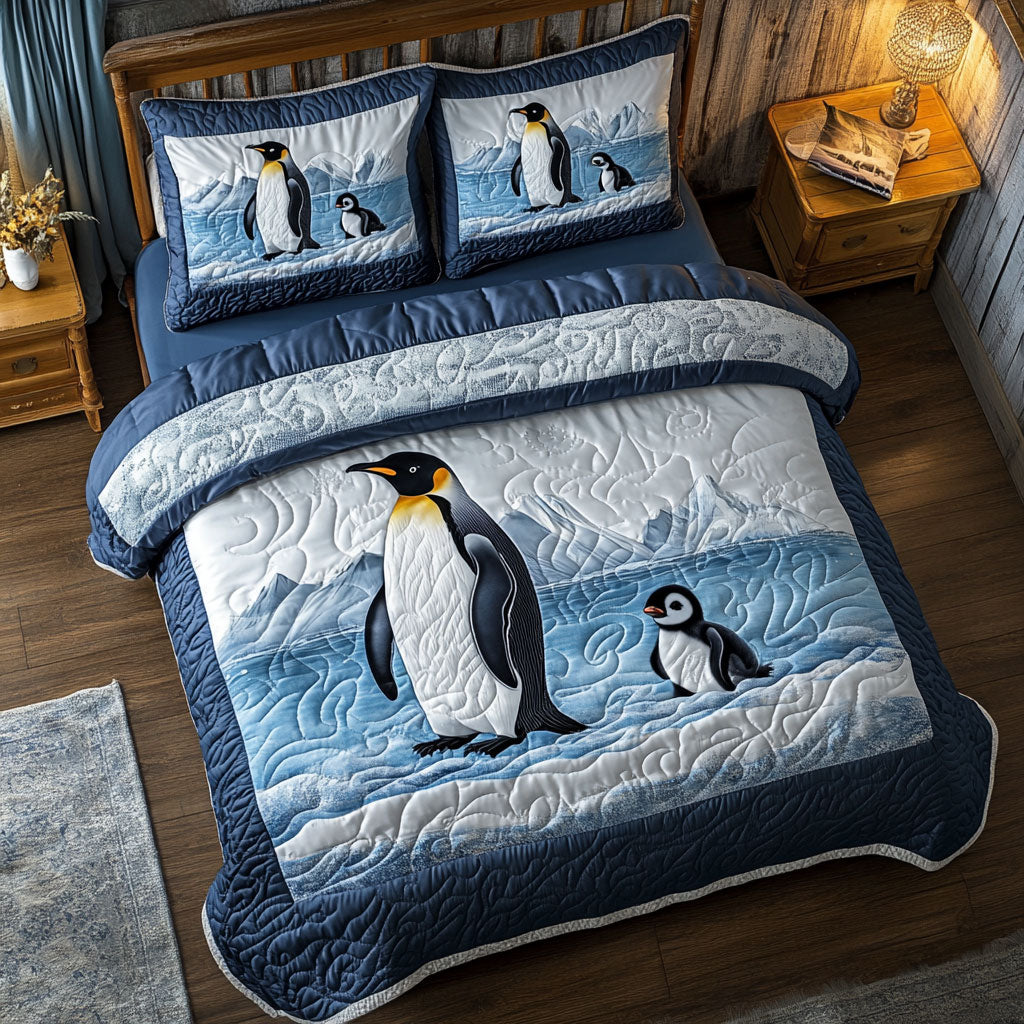 Penguin Mountain Snow WT2702022CL Duvet Cover Set