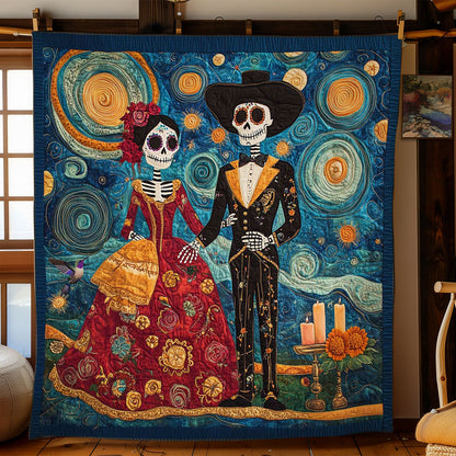 Day Of The Dead Celestial WN2810023CL Quilt