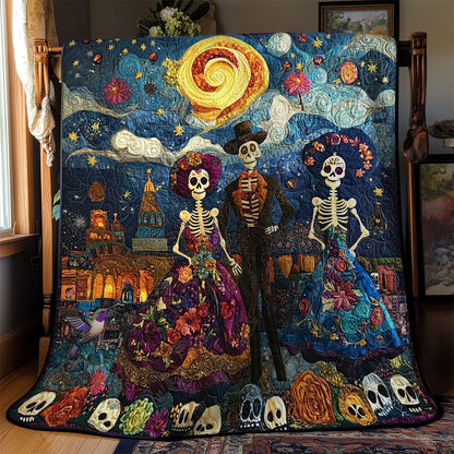 Day Of The Dead Cosmic WN2810025CL Quilt