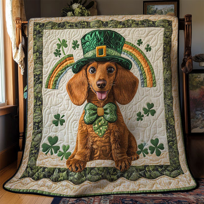 Leprechaun Dachshund WN2712014CL Quilt