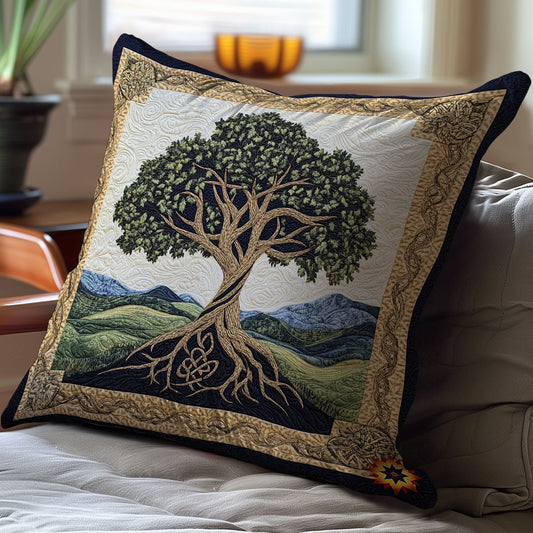 Tree Of Life WY2212100CL Quilt Pillow Case