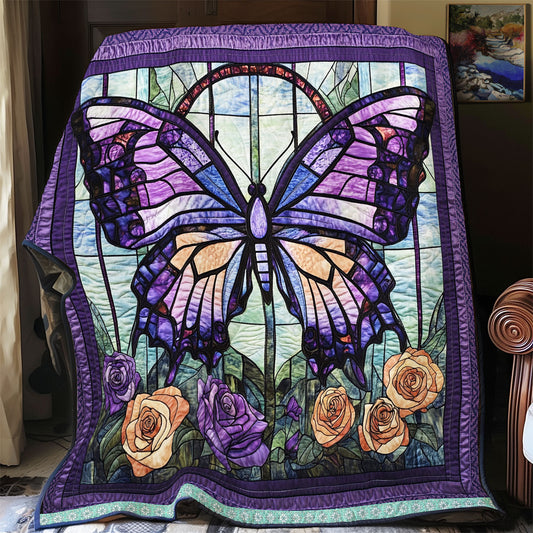 Butterfly Flower WX1612007CL Quilt