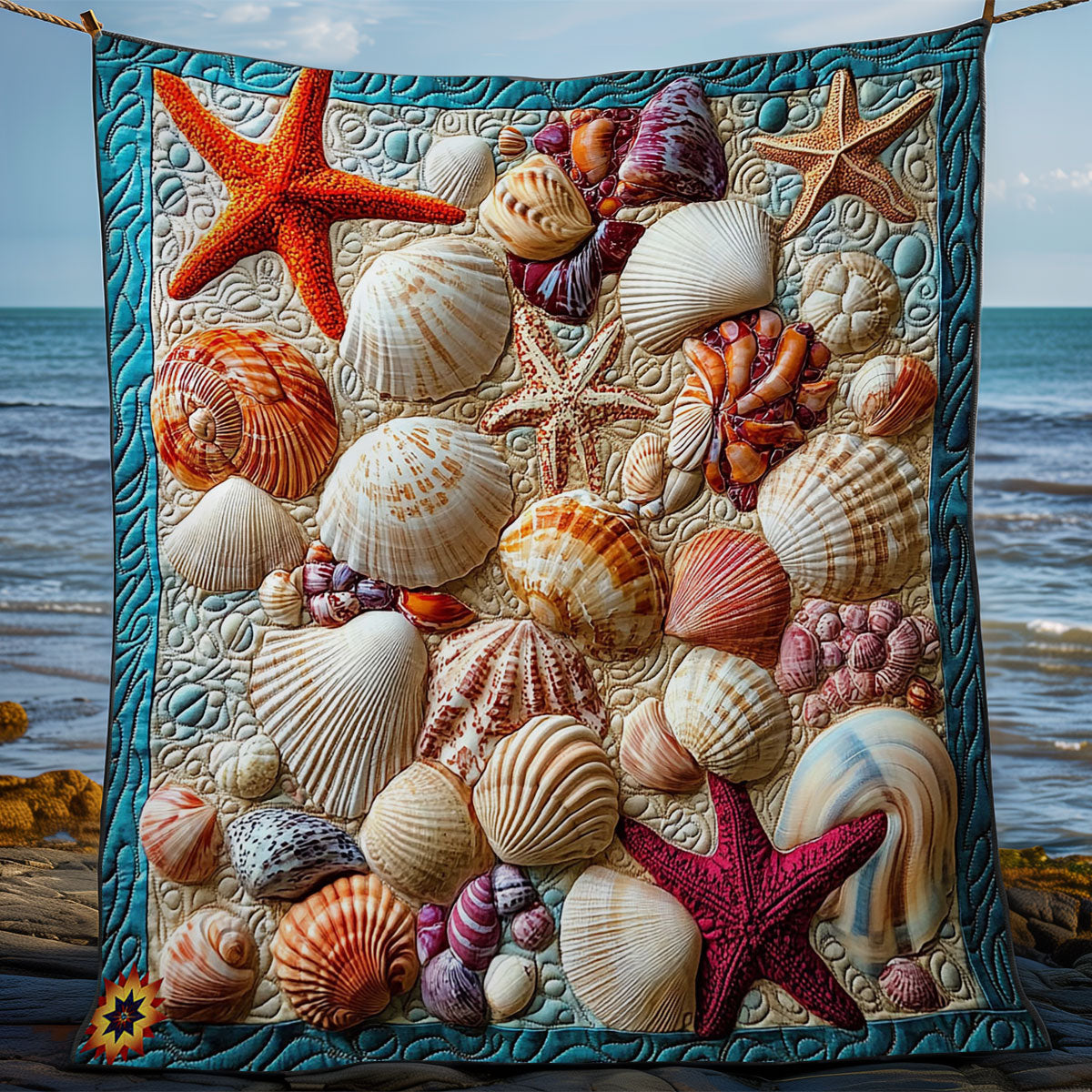 Sea Shell WY0312050CL Quilt