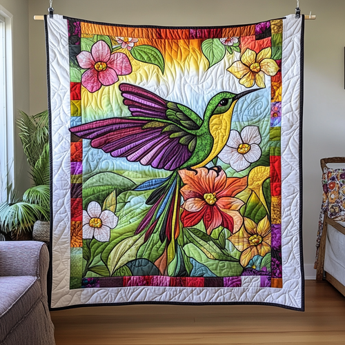 Hummingbird Aurora Flight WN2509020CL Quilt