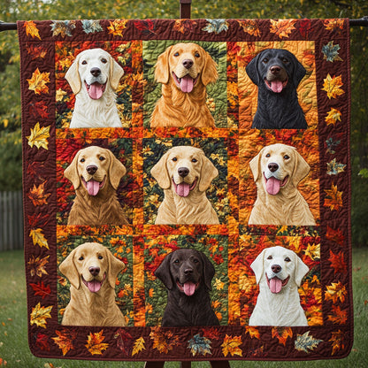 Chocolate Golden Retrievers WT2709019CL Quilt