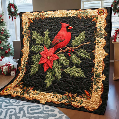 Christmas Cardinal WP1511005CL Quilt