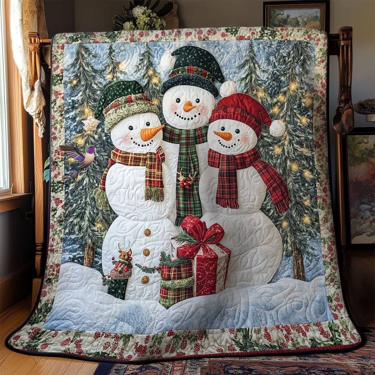 Jolly Snowman WN0512041CL Quilt