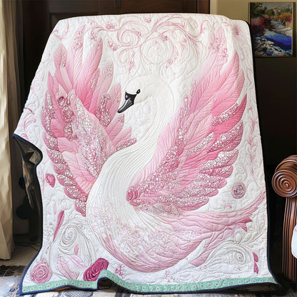 Pink Swan WX1612031CL Quilt