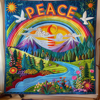 Hippie Peace WJ2810012CL Quilt