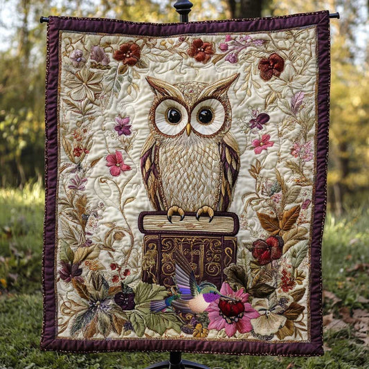 Magical Knowledge Owl WP0810033CL Quilt