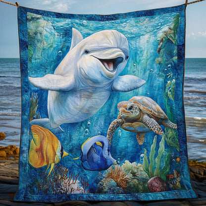 Ocean Life WY1411004CL Quilt