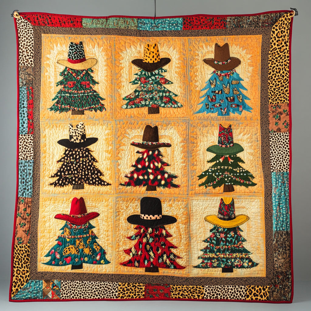 Christmas Cowboy WY2810018CL Quilt