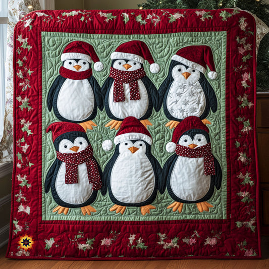 Penguins Patchwork WX2111030CL Quilt