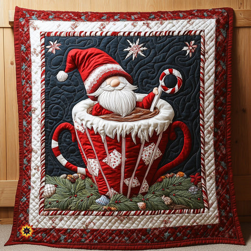 Gnome Cup Chocolate WX2011028CL Quilt