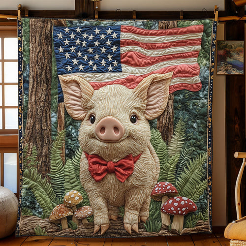 Adorable Piggy CP1905034CL Quilt
