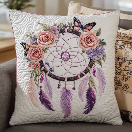 Dreamcatcher Roses Flower WT2702065CL Quilt Pillow Case (Sample)