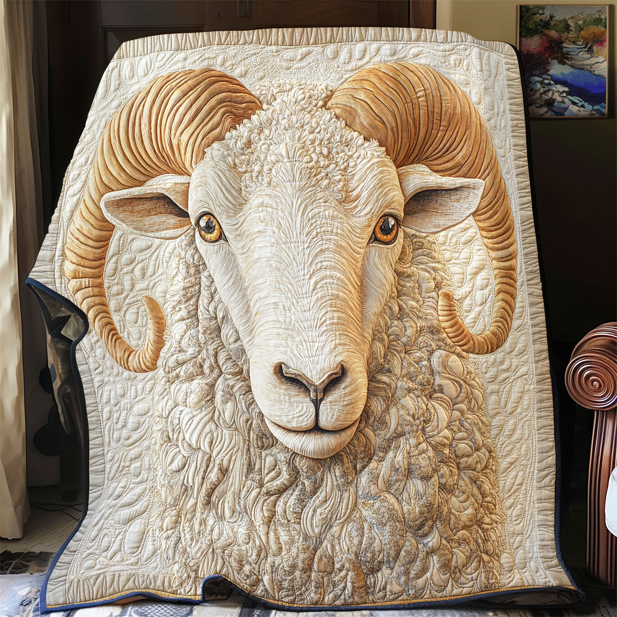 Bighorn Sheep WY2111045CL Quilt