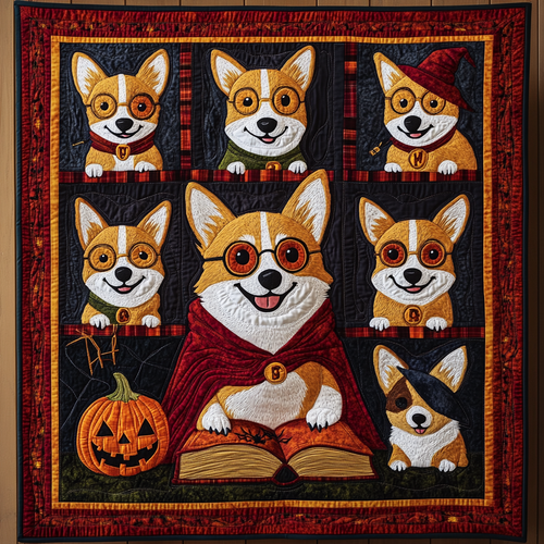 Corgi's Witchy Wisdom WN2409021CL Quilt