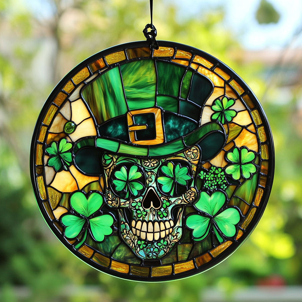 Patrick Hat Skull WY2301092CL Suncatcher