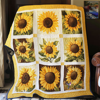 Sunflower WY1811028CL Quilt