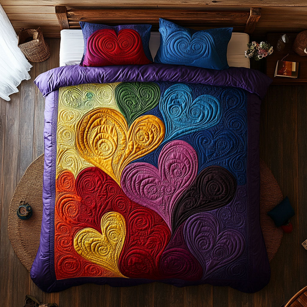 Hearts WY1801019CL Duvet Cover Set